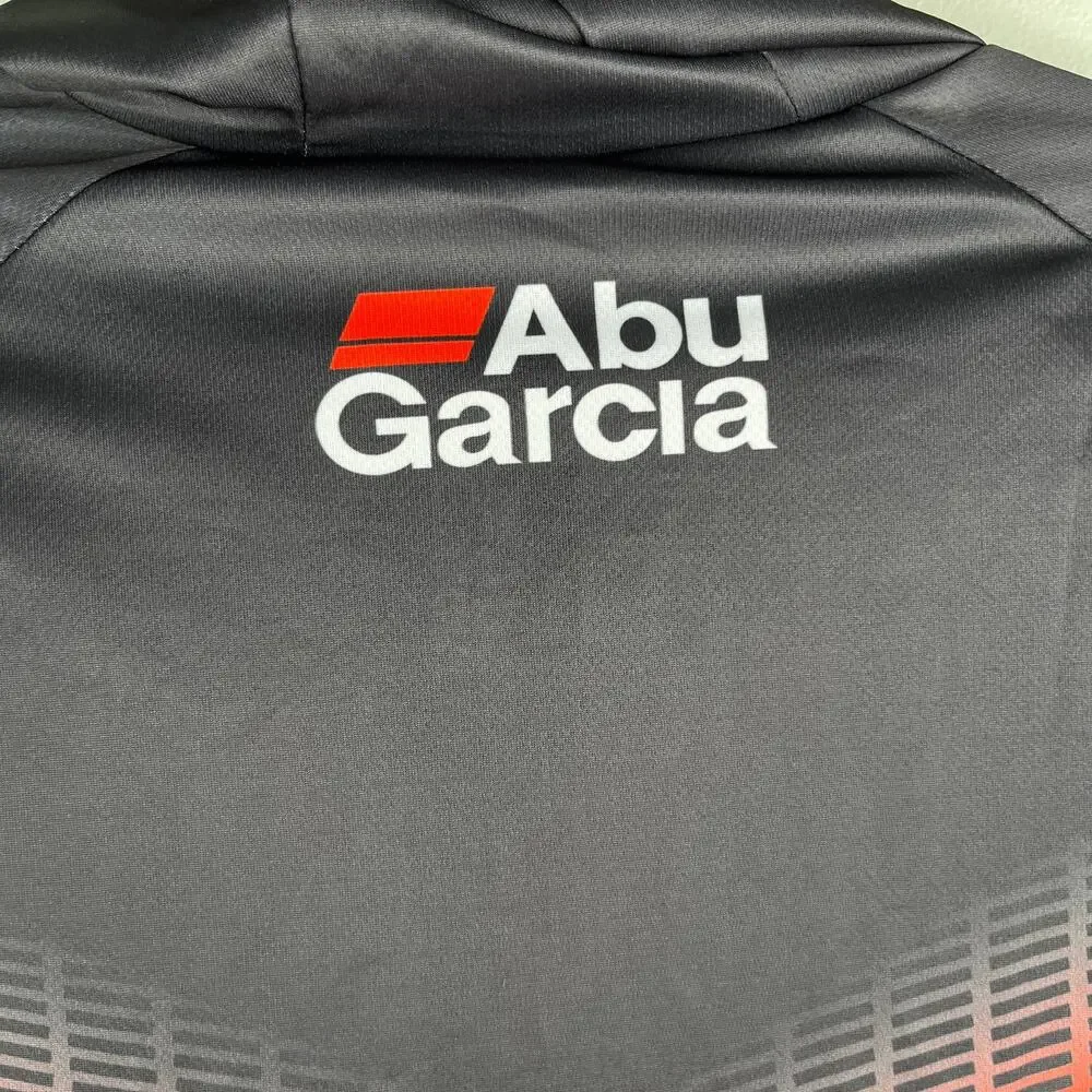 Abu Garcia Mens Jacket Fishing Fish Full Zip Hood M New